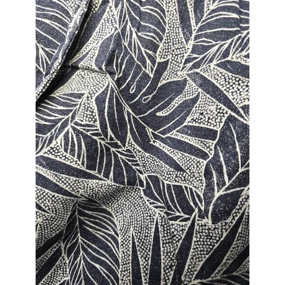 Goodfellow Mens Med Shorts Swim Trunks Blue Palm Tree Pockets Beach Pool Outdoor - Picture 2 of 6